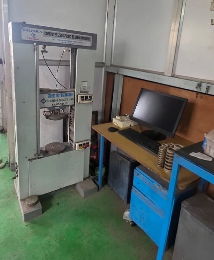 Computerised Spring Testing Machine